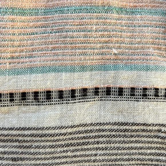 Joie Merci Linen Shorts Beachy Boho Lightweight Multicolored Striped Sz 6 - Picture 15 of 15